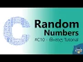 Random Numbers Random Function How to Use Random Function in C Language Tutorial