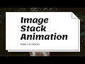 Image stack animation on hover using css