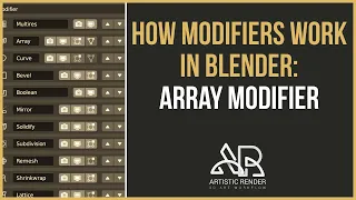 How modifiers work in Blender Exploring the Array modifier