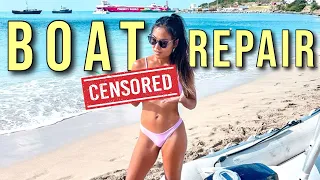 Hoping for a $12 MIRACLE FIX for our LEAKY BOAT – Ep 183