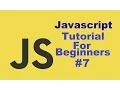 Javascript Tutorial For Beginners 7 JavaScript Events