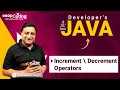 Increment Decrement Operator Post Increment Pre Increment Java for Developers