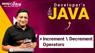 Increment Decrement Operator Post Increment Pre Increment Java for Developers
