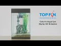 Top Fin Column Fishtank Starter Kit Setup 10-Gal YouTube