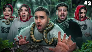 مسابقه دخترای استریمربا خطرناک ترین جانوران و خزندگان جهان پارت دوم Try Not To Move 