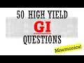 50 High Yield GI Questions Mnemonics And Other Proven Ways To Memorize For Your Exam