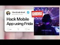 Hacking Mobile Apps using Frida and Ghidra Offensive Mobile Penetration Testing