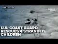 Download Lagu U.S. Coast Guard rescues four children stranded on Lake Superior rock