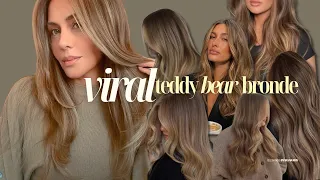 EASY Teddy Bear Bronde Hair Color Tutorial