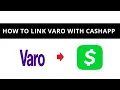 How to link Varo with Cashapp