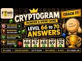 CRYPTOGRAM Number Word Game Level 66-70 Walkthrough