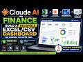 Claude AI for Finance Build a Reusable Dashboard Tool No Coding No Data Risk in 3 mins