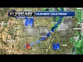 The last day of cool conditions