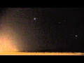 Iridium flare over Jupiter