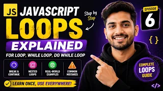 JavaScript Loops Explained for loop while loop do while loop Episode 6