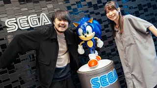 ソニックとThe k4senのコラボ記念にセガのオフィスツアーに行ってきた！【VLOG】