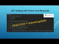 API Testing with Pytest and Requests in Visual Studio Code