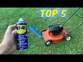 TOP 5 USES OF WD-40 ON YOUR LAWNMOFER LIFE HACKS