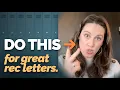 The Five-Minute Guide to College Recommendation Letters