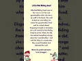 Little Red Riding Hood Classic Short Story for Kids Fairy Tale StoriesForReading