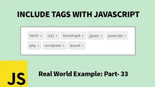 How to create tag input using pure javascript Bangla Tutorials