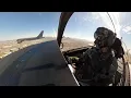 Cockpit view of Luke AFB Flyover