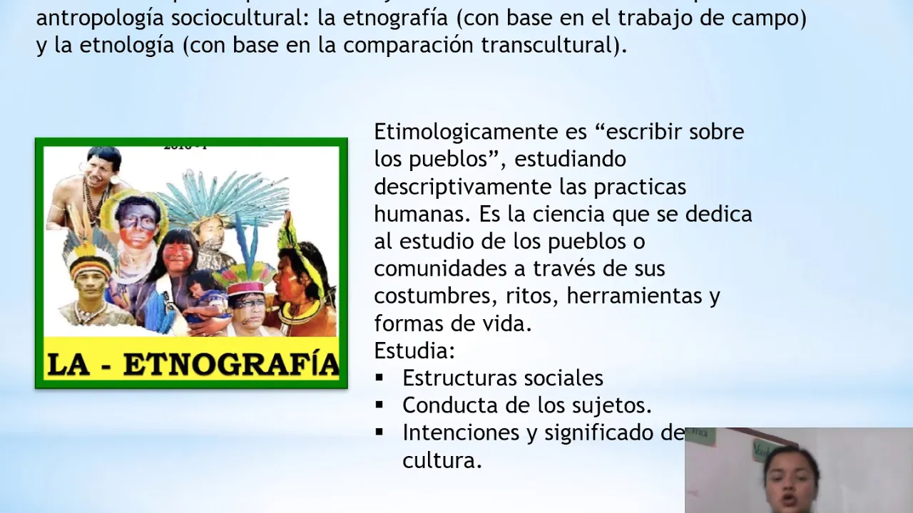 Antropología Cultural o Social