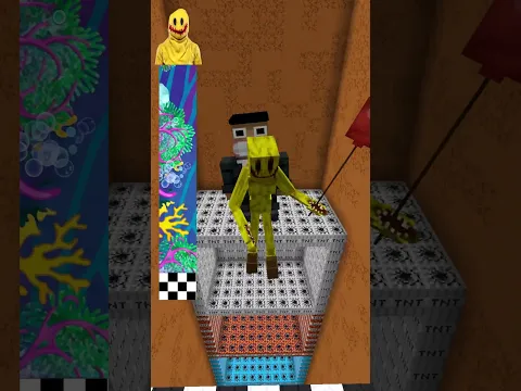 Sky fall challenge Pt.11 Verity x Backroom Nextbots #minecraft