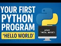 How to Write Your First Python Program Hello World Explained Tamil English