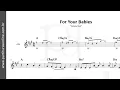 Download Lagu For Your Babies ♪ Simply Red | Partitura