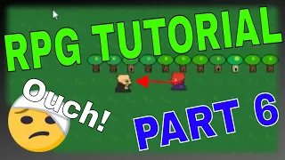 Pygame RPG Tutorial part 6 Python 2022 Enemy Collisions and Lives