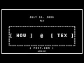 Houston Astros HOU Texas Rangers TEX MLB Final Box Score JULY 11 2026