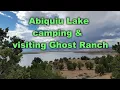 Abiquiu Lake Riana campground Ghost Ranch New Mexico