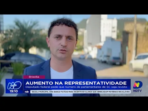 Aumento na representatividade: deputado federal pede que número de parlamentares de SC seja revisto