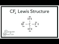 CF4 Lewis Structure Carbon Tetrafluoride