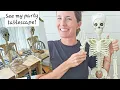Watch me style RattanView 35 inch Halloween skeleton decor with chef hat