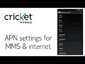 Setup Cricket Data and MMS Internet APN Settings in 2 min on any Android Device