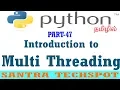 Python Tutorials in Tamil Introduction to Multi Threading in Python