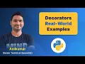 Python Class-43 Decorators Real-time Examples in Telugu