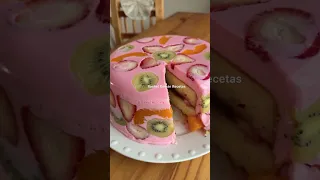POSTRE CON PASTEL Y GELATINA 😋