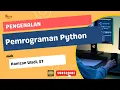 Tutorial Pemrograman Python Pengenalan dan Dasar Pemrograman Python