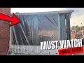 LC QS Clear Tarps Heavy Duty Waterproof Edge Heat Fused Tear Resistant Clear Tarps with Grommets