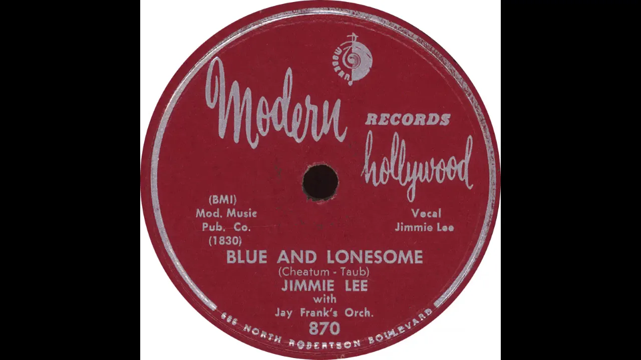 Modern 870 – Blue And Lonesome - Jimmie Lee & Artis