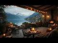 Where the Lake Hears Jazz | A Hidden Nordic Café (4K)