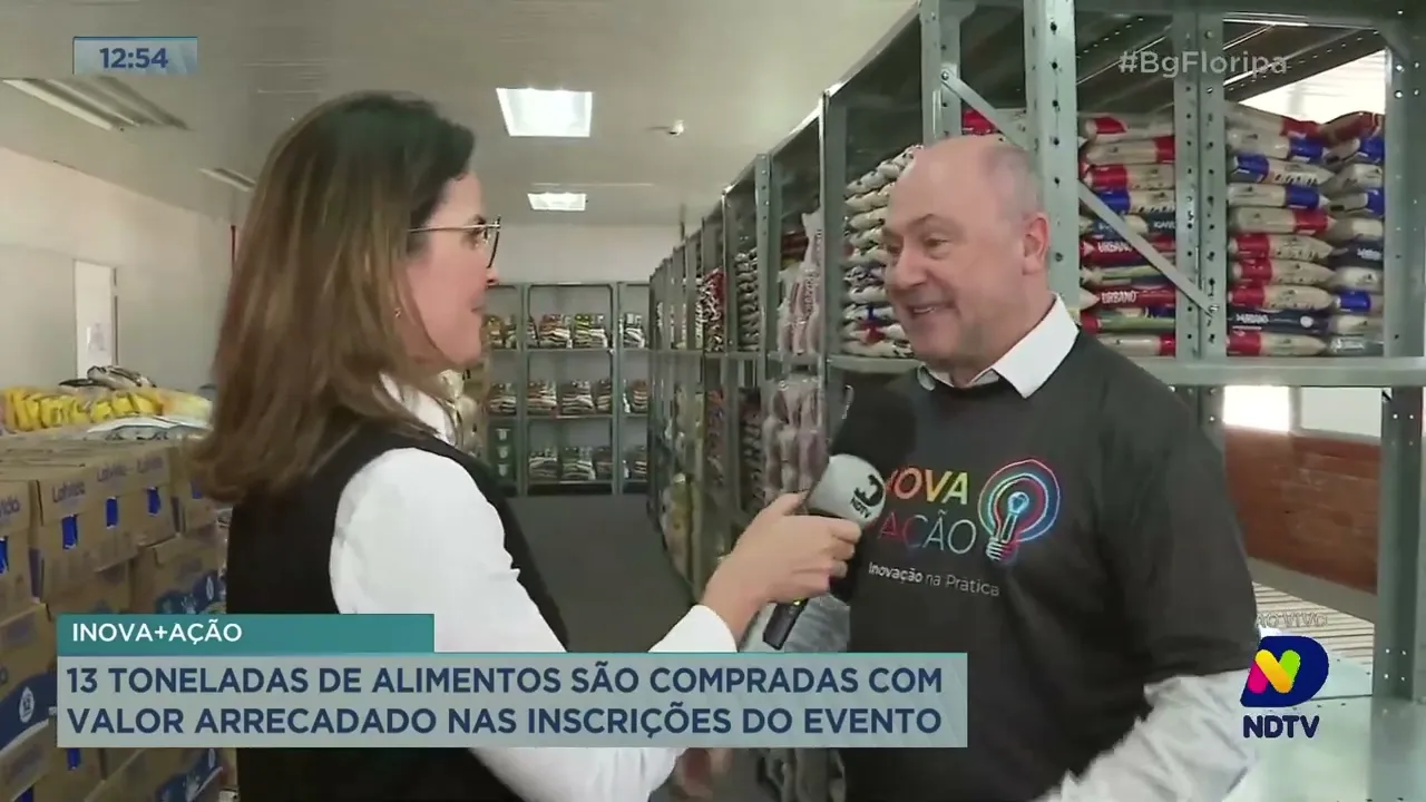 Inova+Ação: 13 toneladas de alimentos são compradas com valor arrecadado nas inscrições do evento