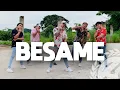 Lagu BESAME by Luis Fonsi, Myke Towers | Zumba | Bachata | TML Crew Kramer Pastrana