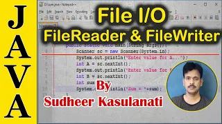 Java 07 - File using FileReader FileWriter classes