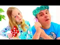 Download Lagu Nastya dan ayah meniru saya tantangan | Kompilasi video untuk anak-anak