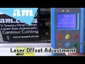 Contour Cutting Laser Alignment Offset Adjustment for V-Smart Plus and V-Auto Vinyl Cutters