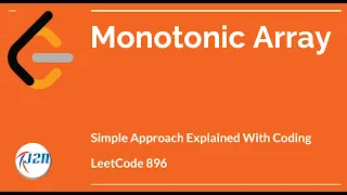 LeetCode Monotonic Array Algorithm Explained